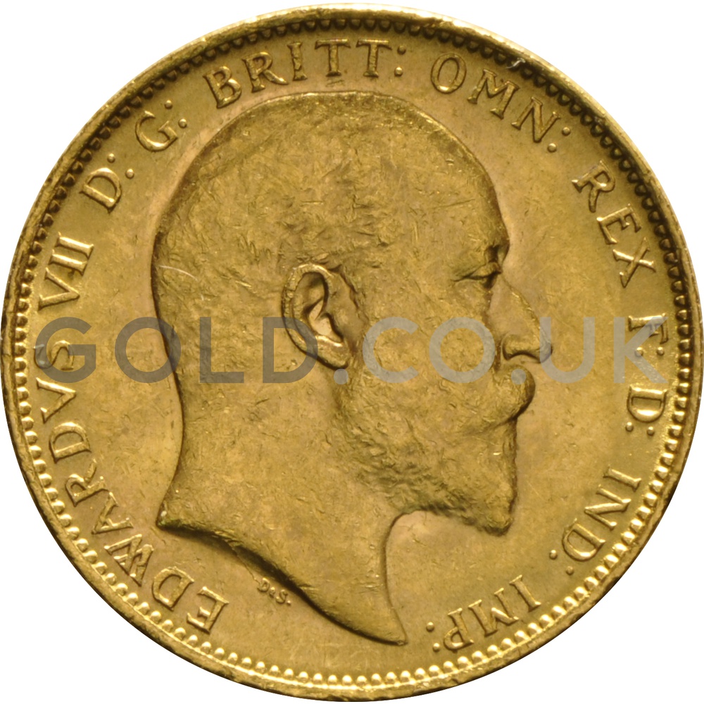 Buy A 1906 Edward VII Sovereign M From Gold Co Uk From 500 80