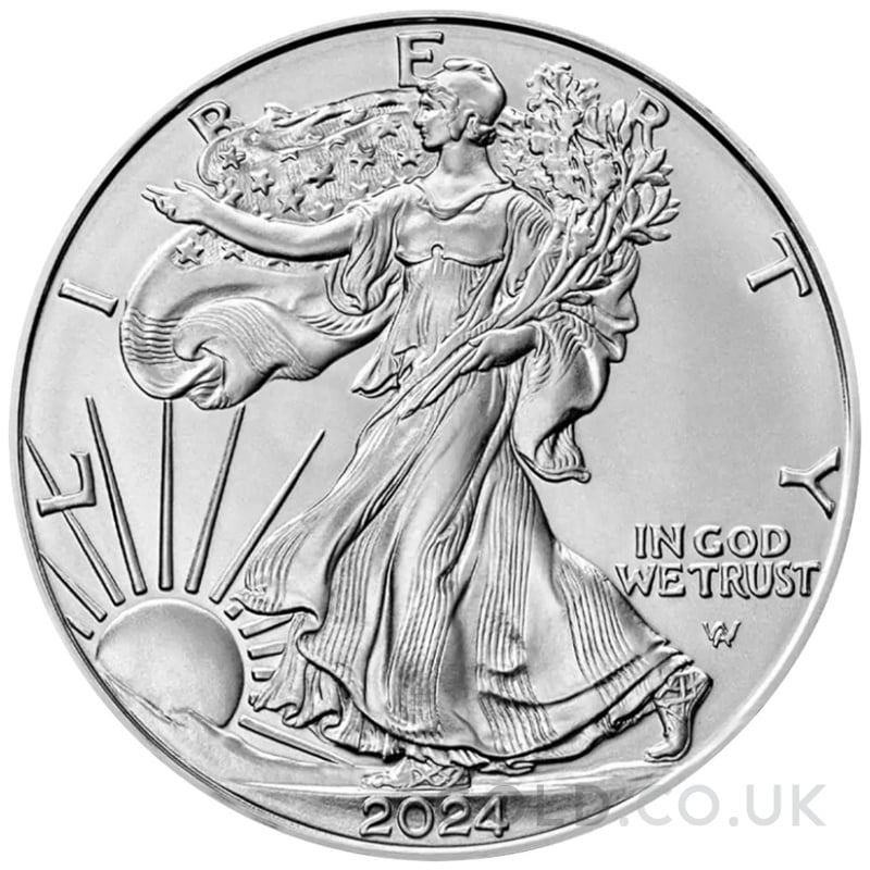 2025 1oz Silver Eagle Coin GOLD.co.uk From £30.60