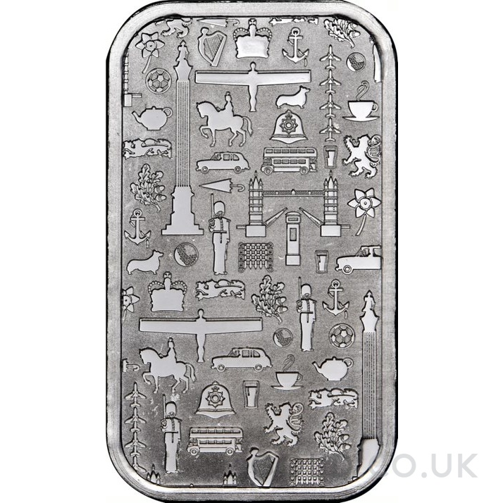 JBR Recovery One Ounce Silver Bar | GOLD.co.uk - From £39.36