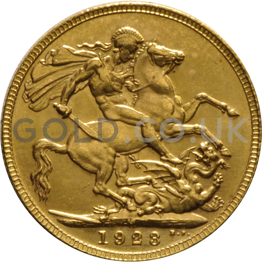 Buy a 1923 George V Sovereign - M | from Gold.co.uk - From £573.40