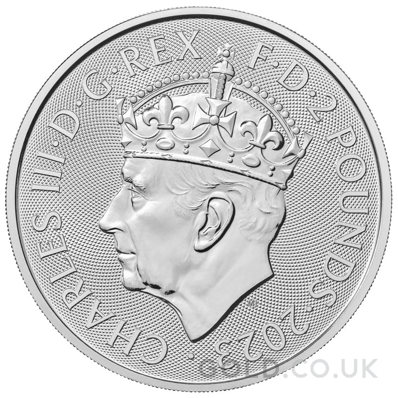 2023 Coronation 1oz Silver Britannia GOLD.co.uk From £38.40