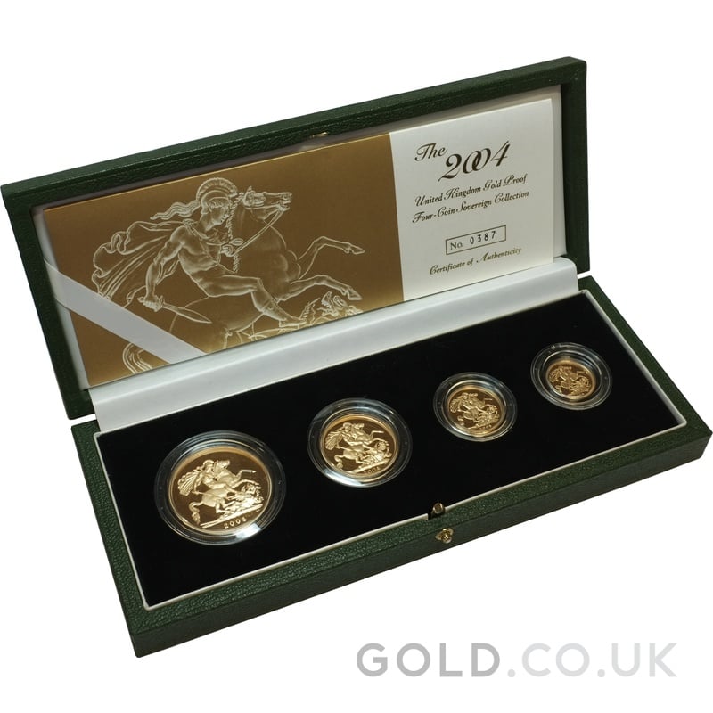 Buy a Proof Sovereign Set from gold.co.uk From £4,871