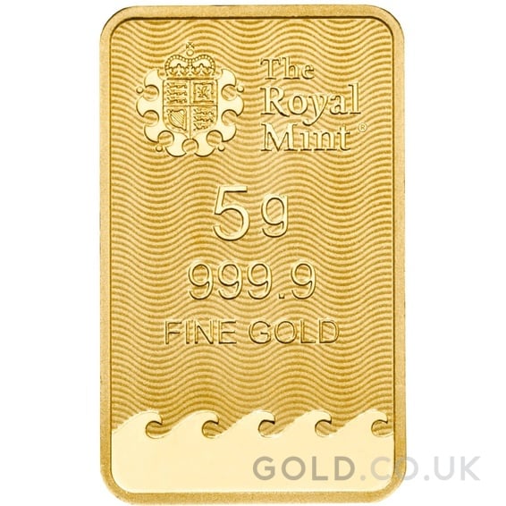 5 gram gold bar price uk