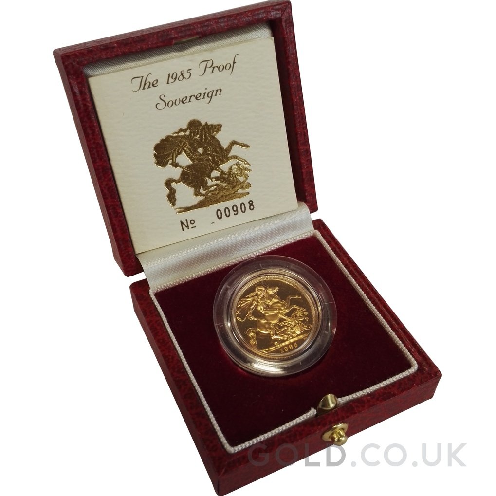 Buy A Gold Proof Boxed Sovereign | From Gold.co.uk - From £867.20