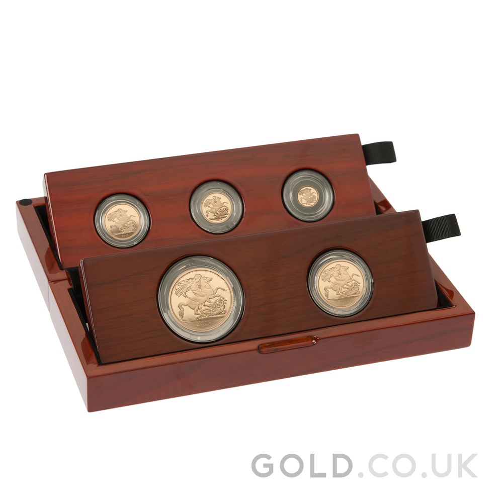 Limited Edition Sovereign 2019 Five-Coin Gold Proof Set - From £5,226