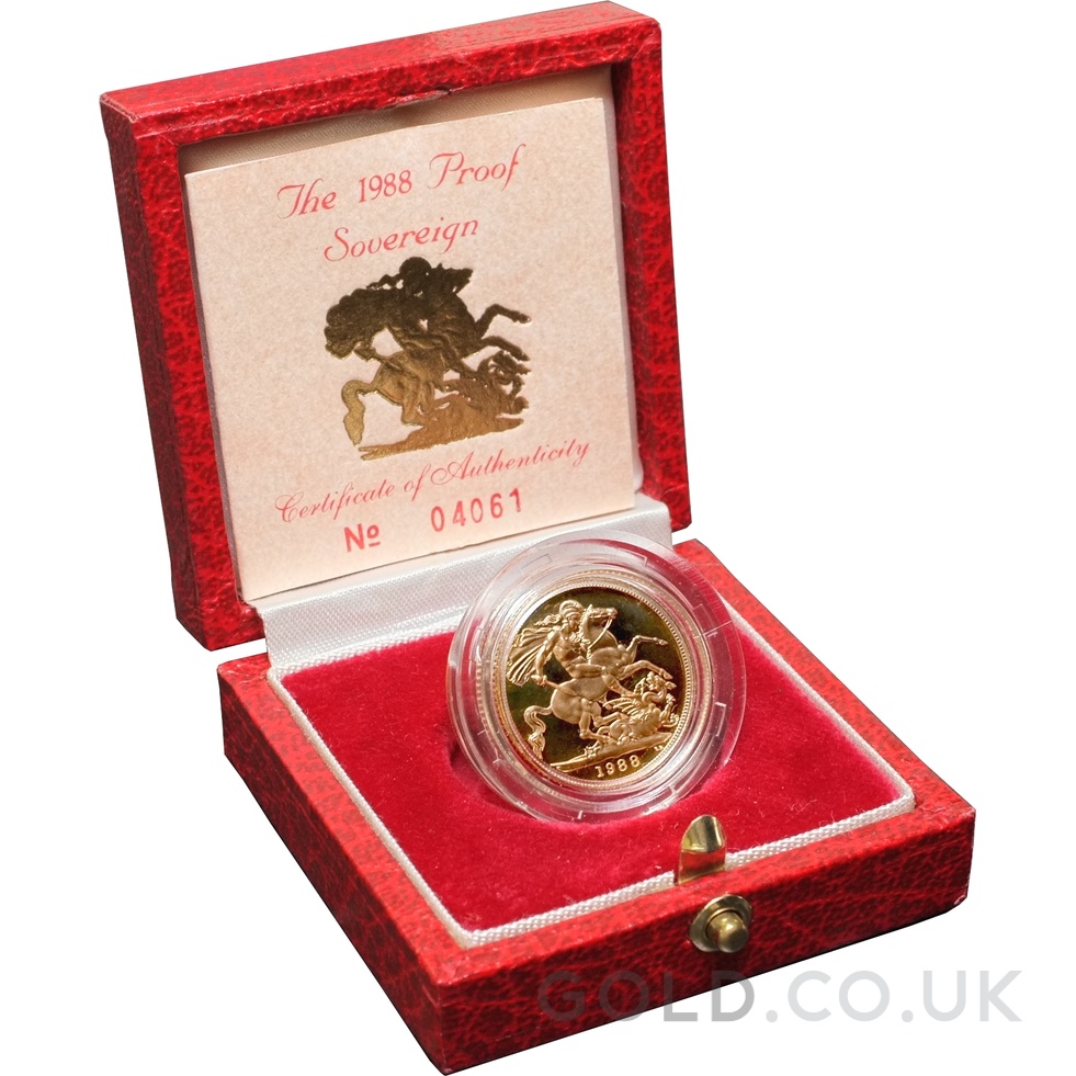 Buy A Gold Proof Boxed Sovereign | From Gold.co.uk - From £787.90