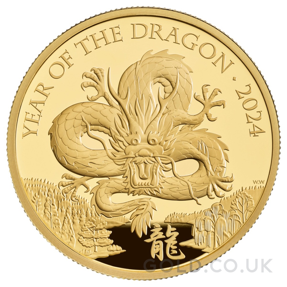 2024 RM Dragon 1oz Gold Proof Coin GOLD.co.uk From £2,770