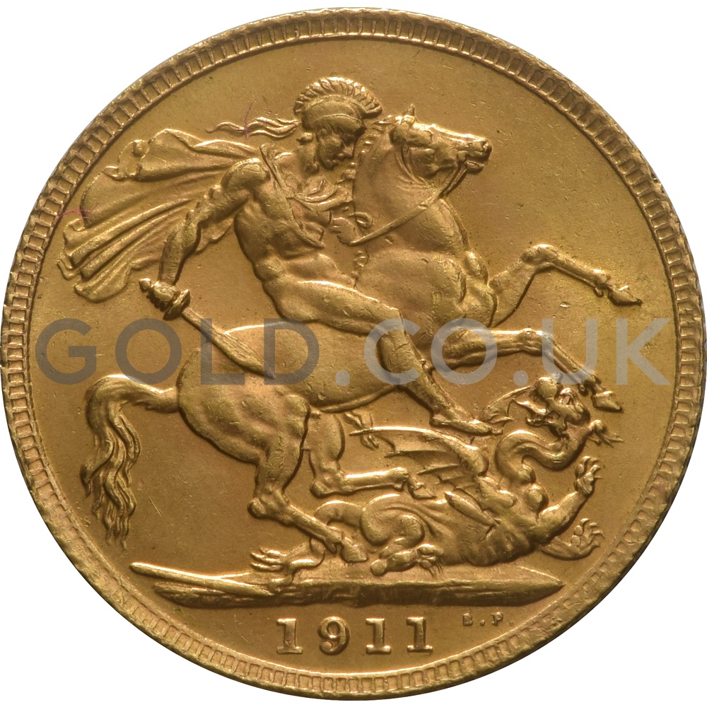 Buy a 1911 George V Sovereign | from Gold.co.uk - From £399.60