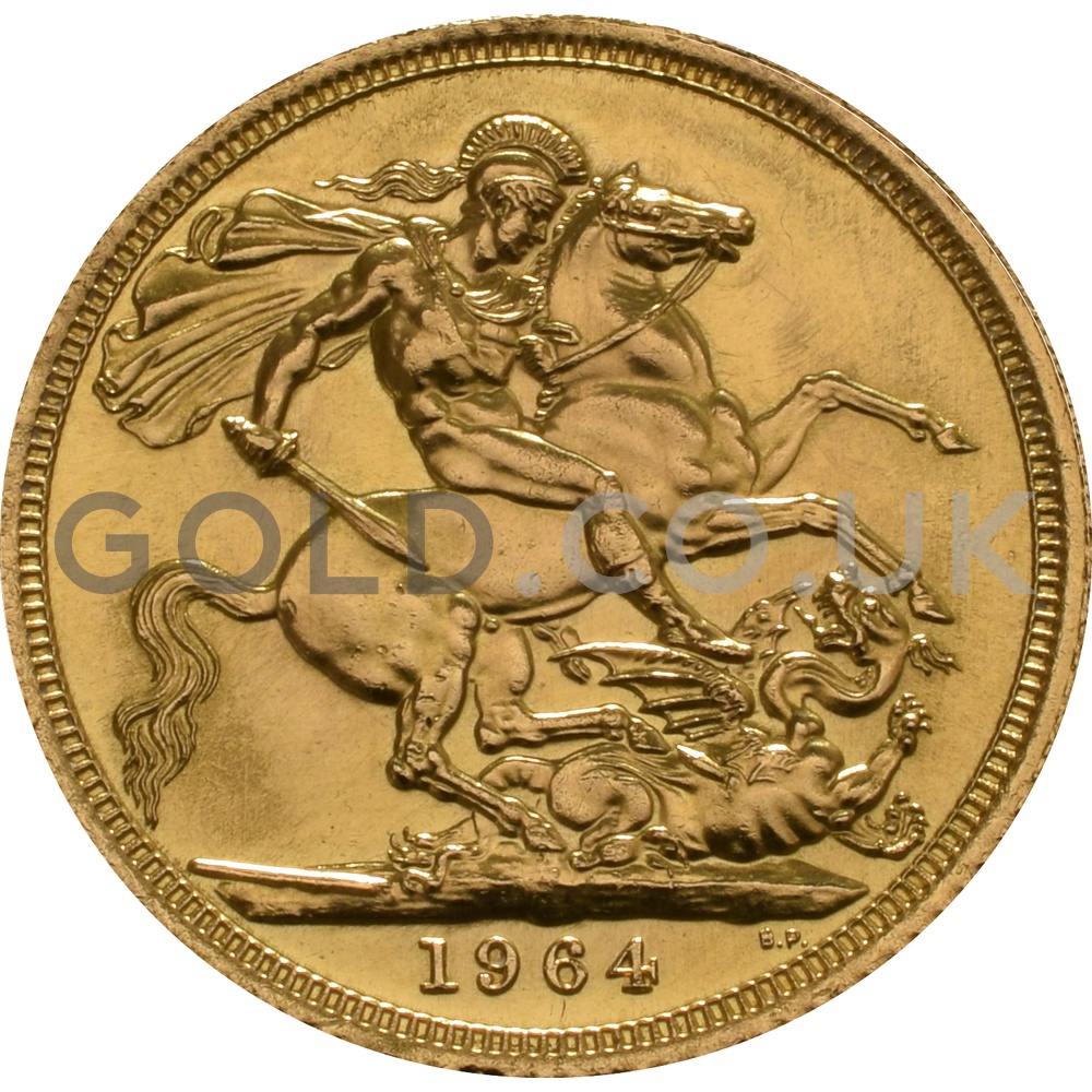 Buy a 1964 Elizabeth II Sovereign | from Gold.co.uk - From £455.80