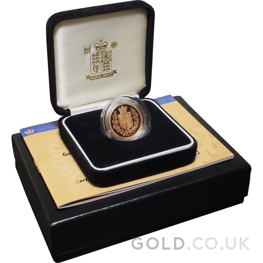 Buy A Gold Proof Boxed Sovereign | From Gold.co.uk - From £878.00