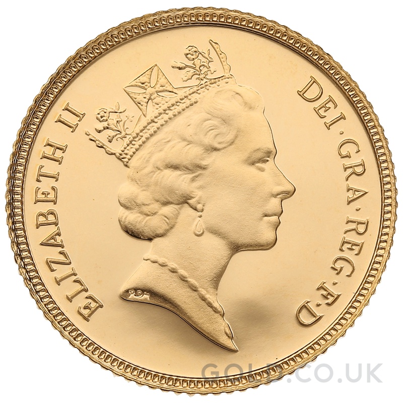 Buy A Gold Proof Boxed 1986 1/2 Sovereign | From Gold.co.uk - From £443.20