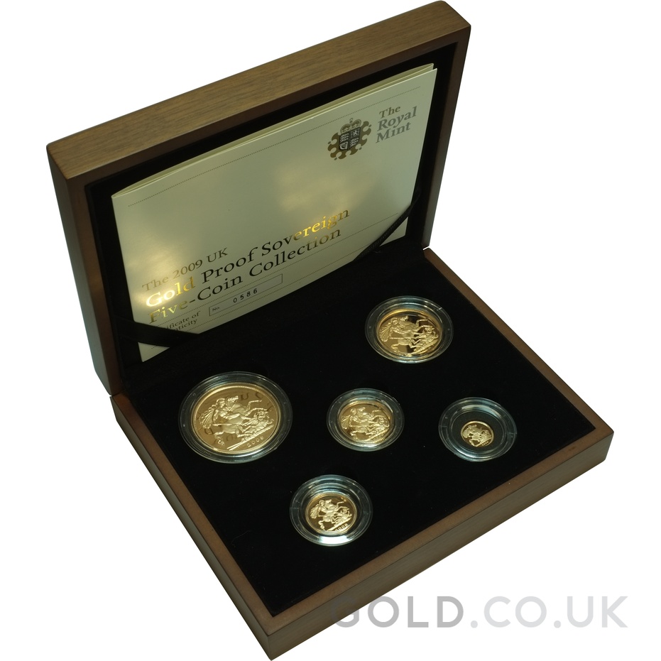 Buy a Proof Sovereign Set | from gold.co.uk - From £5,602