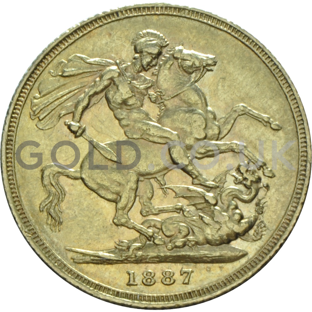 Buy a 1887 Victoria Sovereign - M | from Gold.co.uk - From £554.20