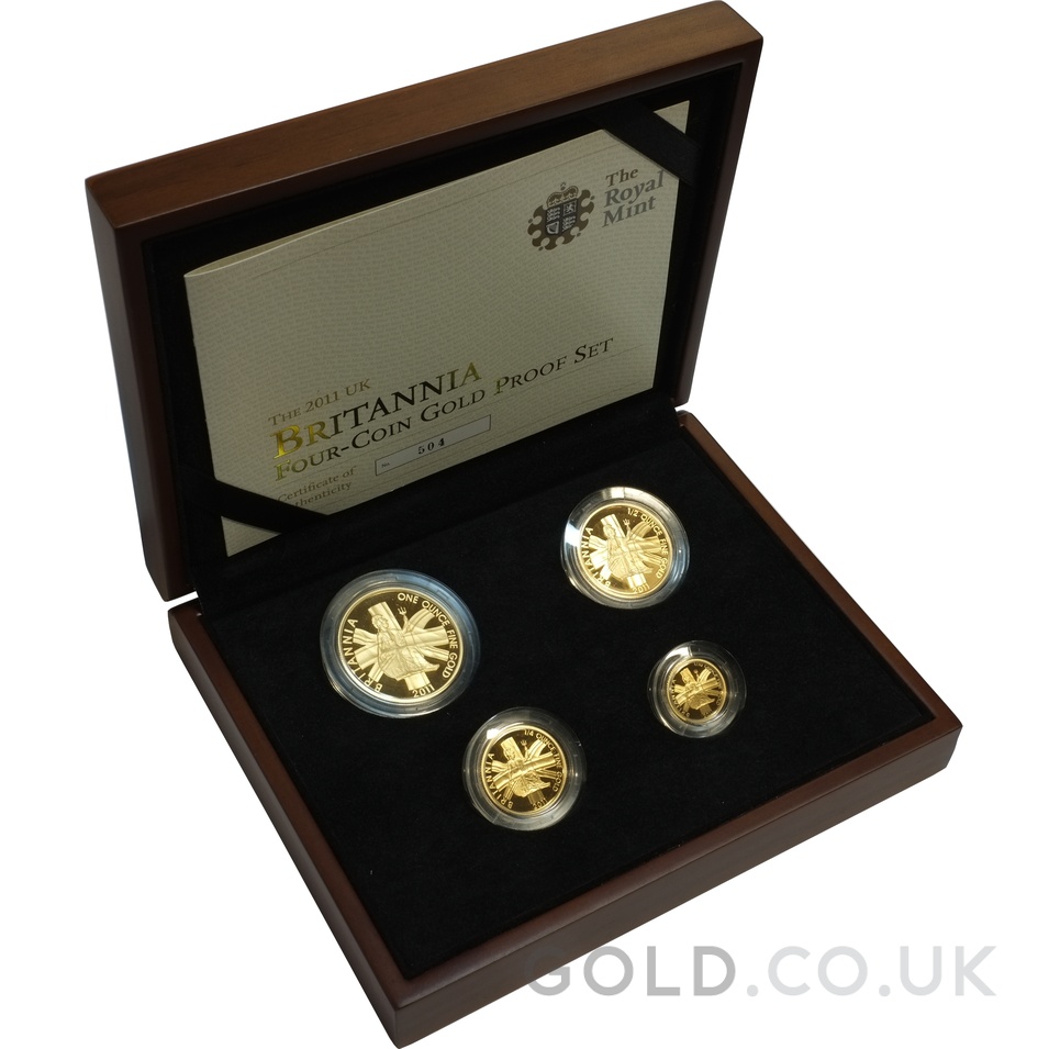 Buy a Gold Britannia Box Set | from gold.co.uk - From £4,800