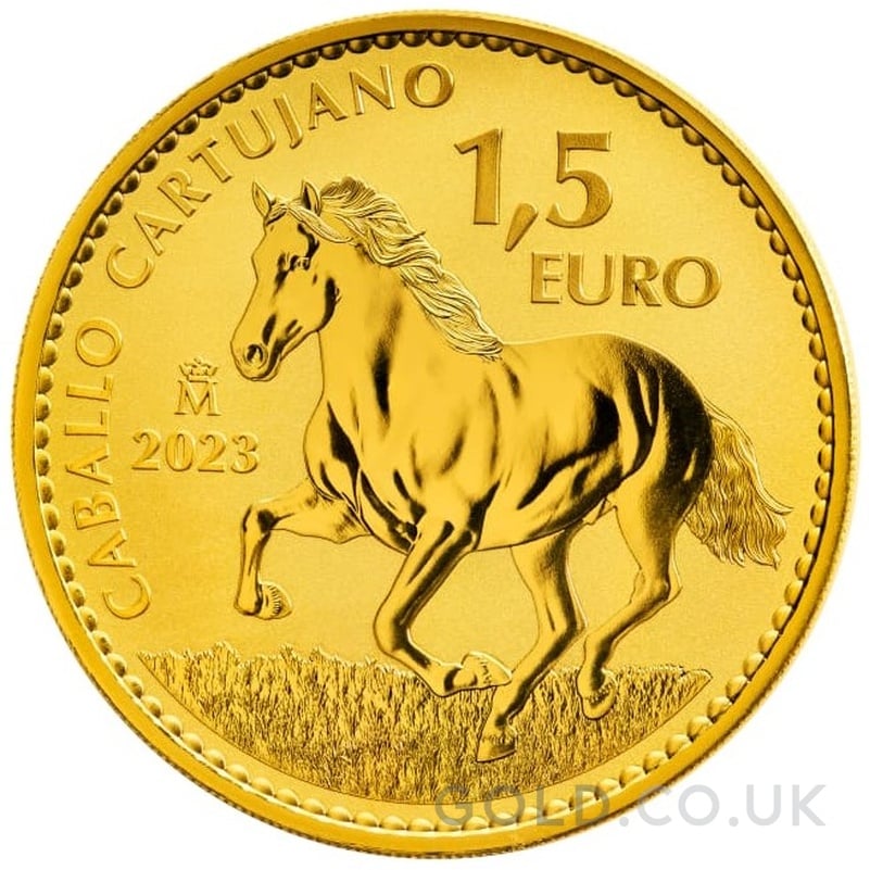 2024 Carthusian Horse 1/10oz Gold Coin | GOLD.co.uk - From £287.30