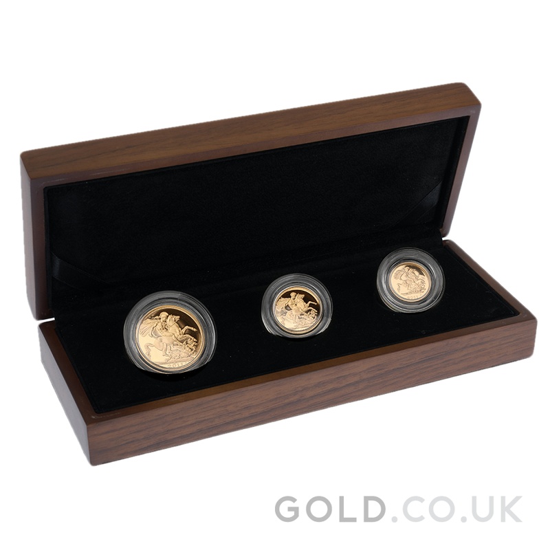 Limited Edition Sovereign 2011 Three-coin Gold Proof Set - From £2,519