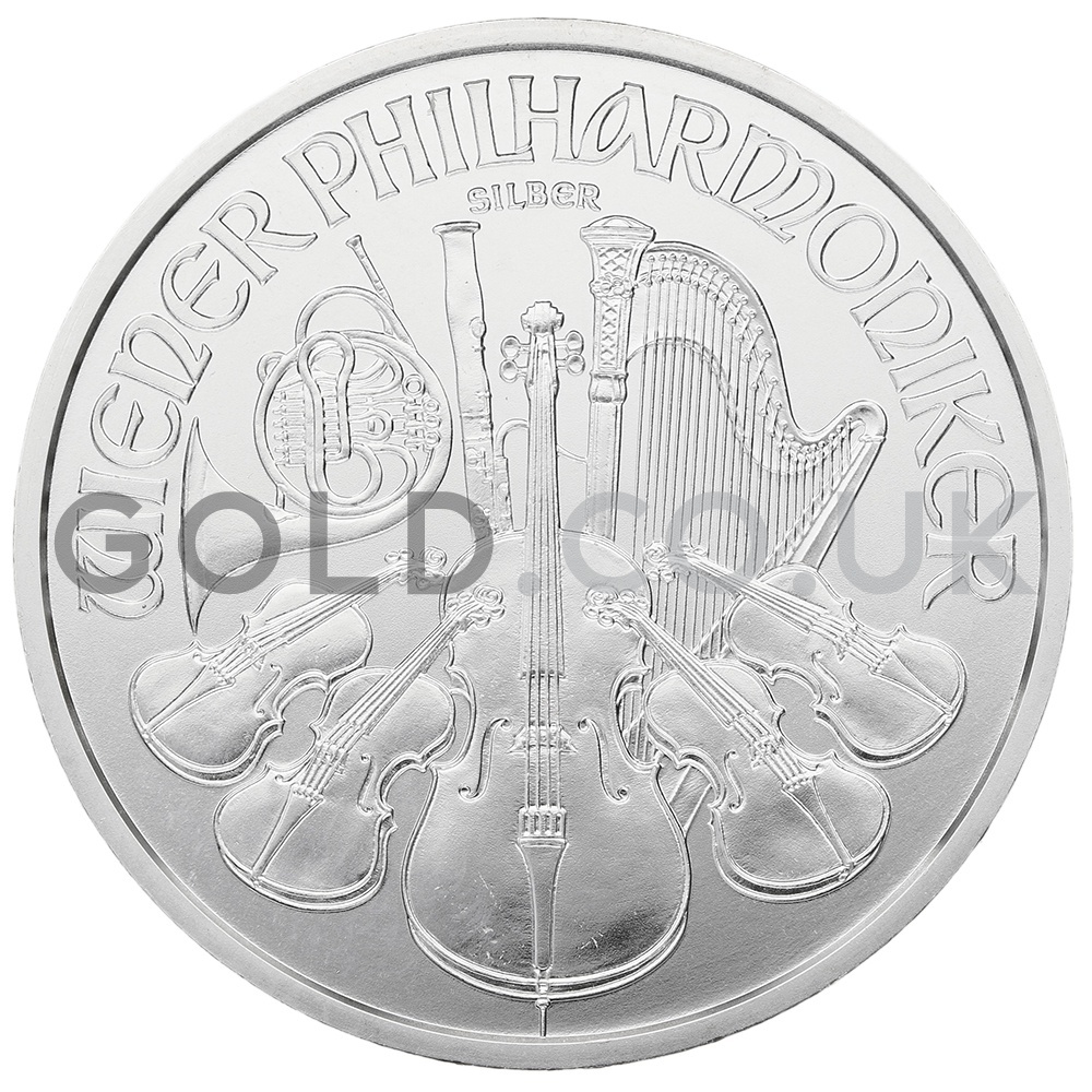 Buy Austrian Silver Philharmonic Coins | GOLD.co.uk - From £28.80