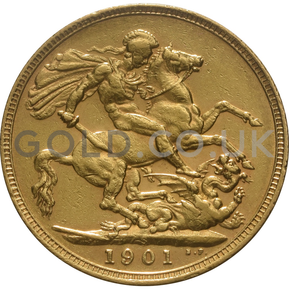 Buy a 1901 Victoria Sovereign - S | from Gold.co.uk - From £541.20