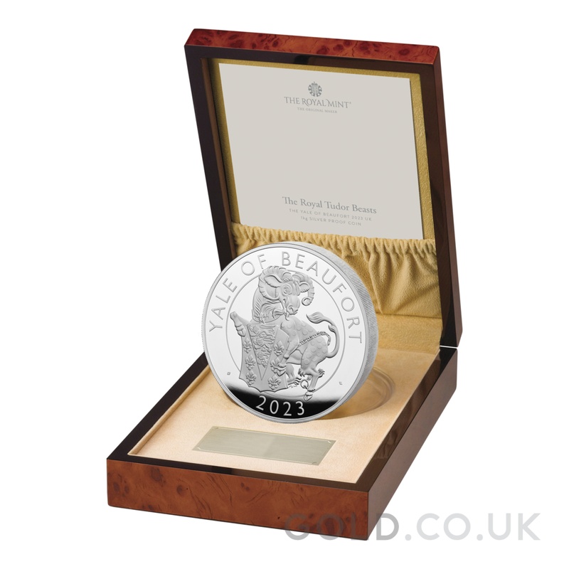 2023 Proof Tudor Yale 1Kg Silver Coin | GOLD.co.uk - From £2,299.20